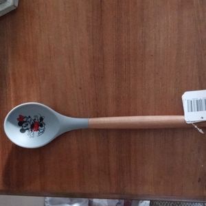 Mickey and Minnie mouse spoon